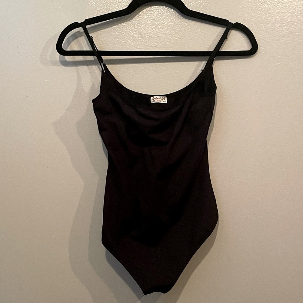 free people basique bodysuit black